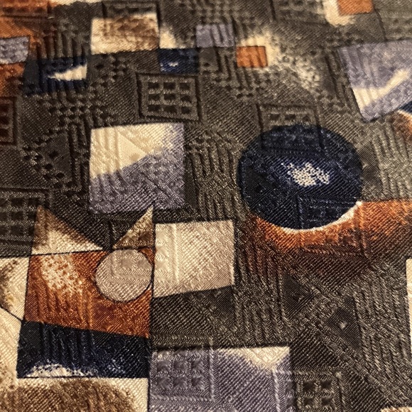 PAUL KLEE DESIGNERS IN MOTION VINTAGE SILK NECKTIE - Picture 10 of 11